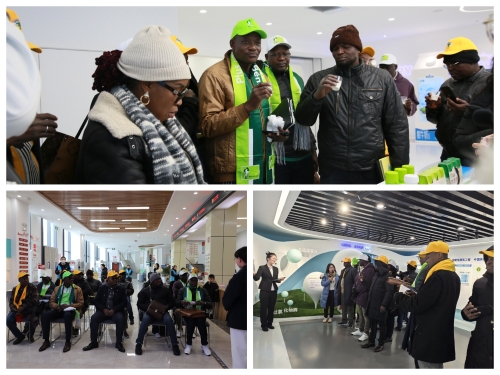 贝宁联合执政党干部考察团访问山东